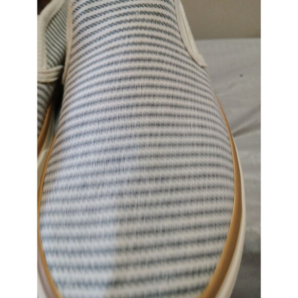Margaritaville Sailor Shoes Women’s US 8.5 WHITE BlueStriped Canvas Slip On Boat - Picture 14 of 16